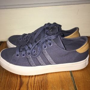 Blue adidas sneakers